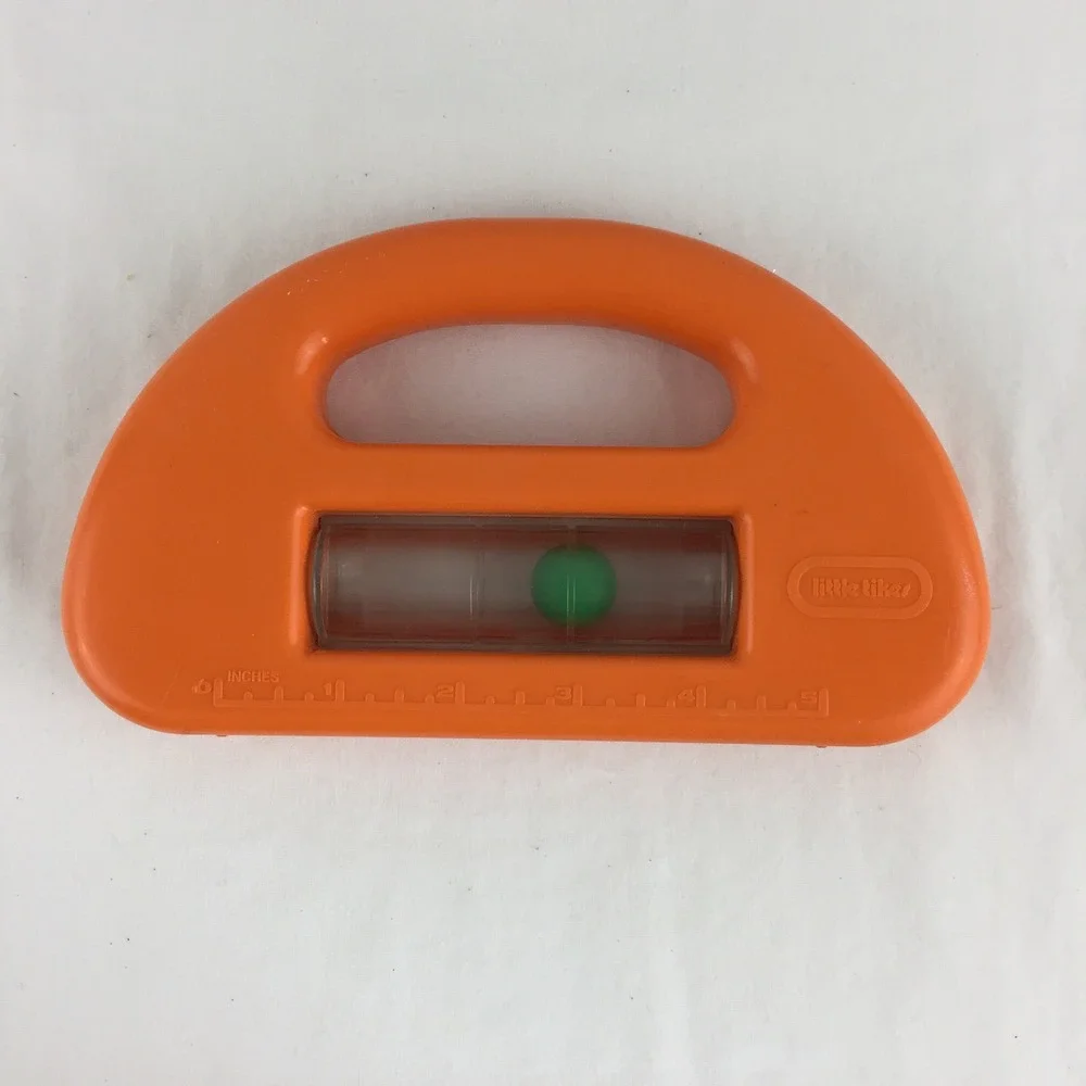 Little Tikes Hand Tool Slide Scale Ruler Level Construction Pretend Play Vintage